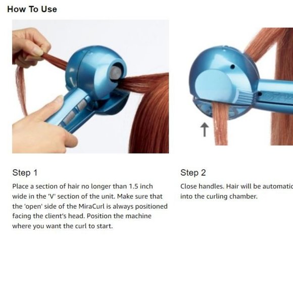 BABYLISSPRO NANO TITANIUM PROFESSIONAL AUTOMATIC CURLER MIRACURL3 CURL SETTINGS - Picture 9 of 12